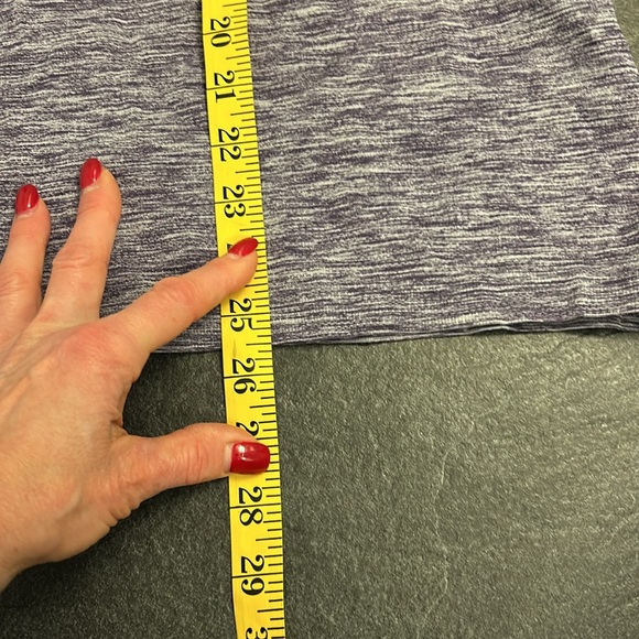 Purple with white, Lululemon long sleeve top - Picture 9 of 11